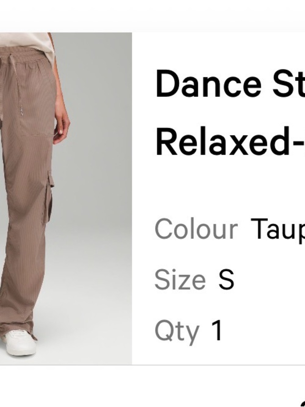 lululemon Dance Studio Relaxed Fit mid-rise Cargo Pants - Picture 3 of 9